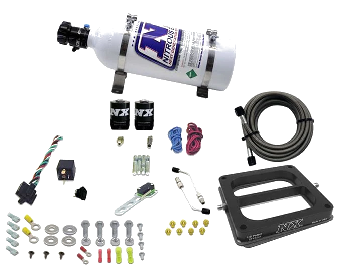 4500 Conventional Plate System Gasoline Pro-Power 100-500Hp with 5Lb Bottle Nitrous Express NX 50070-05