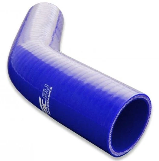 Silikonowe kolanko redukcyjne 45' 80/102mm Niebieski - 004580/102-N