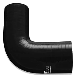 Silikonowe kolanko redukcyjne 90' 76/80mm Czarny - 009076/80-B