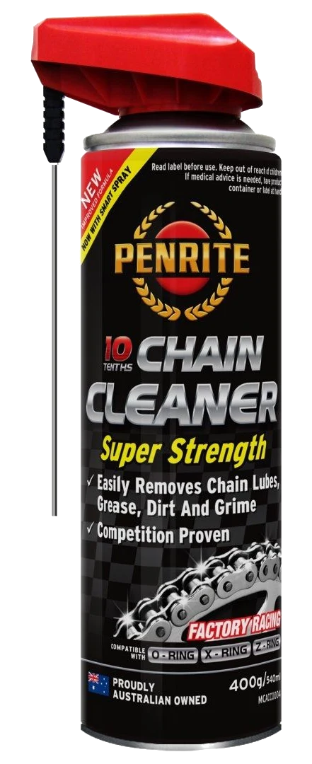 Penrite 10 Tenths Chain Cleaner 400 ml – Profesjonalny Środek do Czyszczenia Łańcucha Motocyklowego