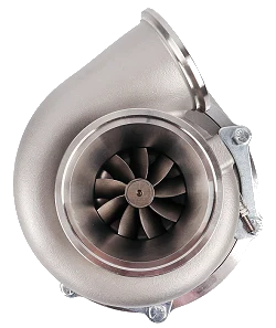Turbosprężarka Pulsar PSR 5455G 660KM .82 Stal Nierdzewna T4 Wlot 3" V-Band Wylot Łożyska kulkowe