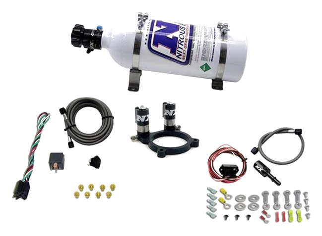 Nitrous Plate System with 5Lb Bottle for Ford Mustang V6 3.5L / 3.7L Nitrous Express NX 20952-05
