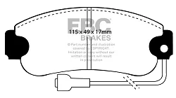 DP385 Klocki hamulcowe ULTIMAX2 EBC Brakes Seat Ronda SIMCA 1307 1308 1309 TALBOT Alpine Solara