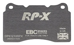 DP81210RPX Sportowe klocki hamulcowe RP-X Racing EBC Brakes Alfa Romeo 147 156 159 166 Brera Giulietta 940 GT GTV Spider Mitsubishi Lancer EVO 5 6 7 8 9 X Subaru BRZ Impreza WRX STi Toyota G