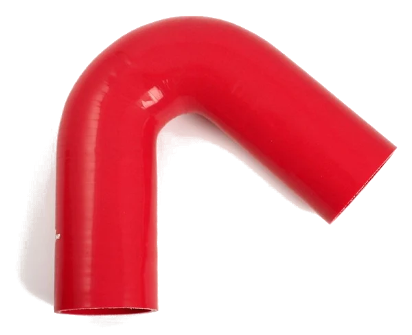 Wąż silikonowy czerwony 135 stopni 2,5" (63mm)
