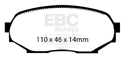 DP8802RPX Sportowe klocki hamulcowe RP-X Racing EBC Brakes Mazda MX5 Mk1 NA