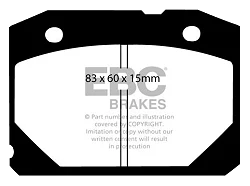 DP172 Klocki hamulcowe ULTIMAX2 EBC Brakes Lada 1200 1300 1500 1600 Riva
