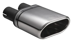 Uniwersalna końcówka tłumika owalna 145×75mm długość 140mm średnica montażowa 50mm - N3-21-1*L/50
