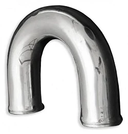 Kolanko aluminiowe 180' 45mm, 60cm