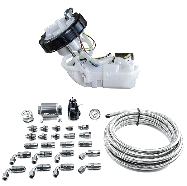 Kompletny układ paliwowy z koszem DeatschWerks 2001-05 Honda Civic and 2002-06 Acura RSX