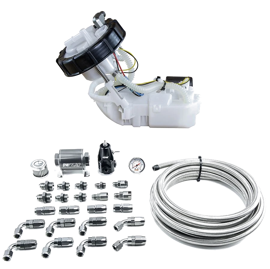 Kompletny układ paliwowy z koszem DeatschWerks 2001-05 Honda Civic and 2002-06 Acura RSX