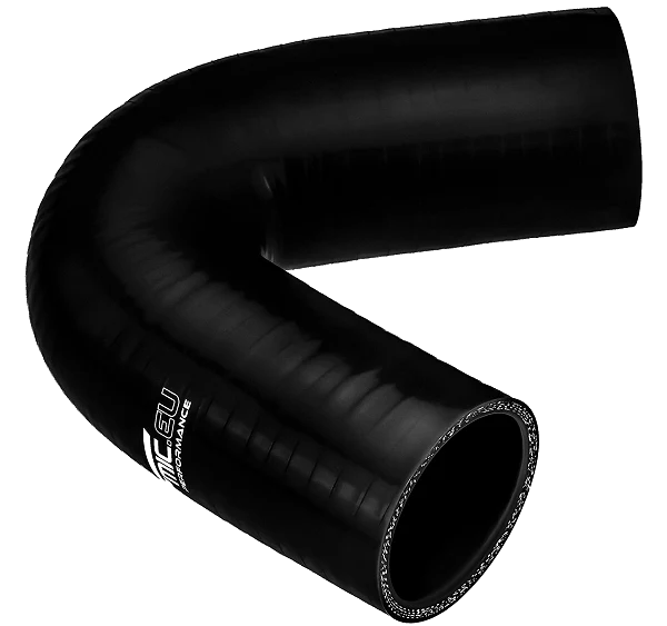 Kolanko silikonowe 135' 51mm Czarny