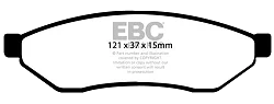 DP1546 Klocki hamulcowe ULTIMAX2 EBC Brakes Chevrolet Evanda Daewoo Evanda