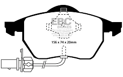 DP1114 Klocki hamulcowe ULTIMAX2 EBC Brakes Audi A4 B5 A4 quattro B5 A4 quattro Avant B5 A6 C5/4B A6 quattro C5/4B A6 quattro Avant C5/4B Ford Galaxy Mk1 Seat Alhambra 7M Volkswagen Passat B