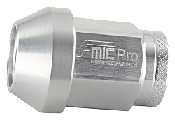 Kuta nakrętka aluminiowa do kół FMIC.Pro M12x1.25 Srebrna 1 szt.  stożkowa przelotowa 7075-T6