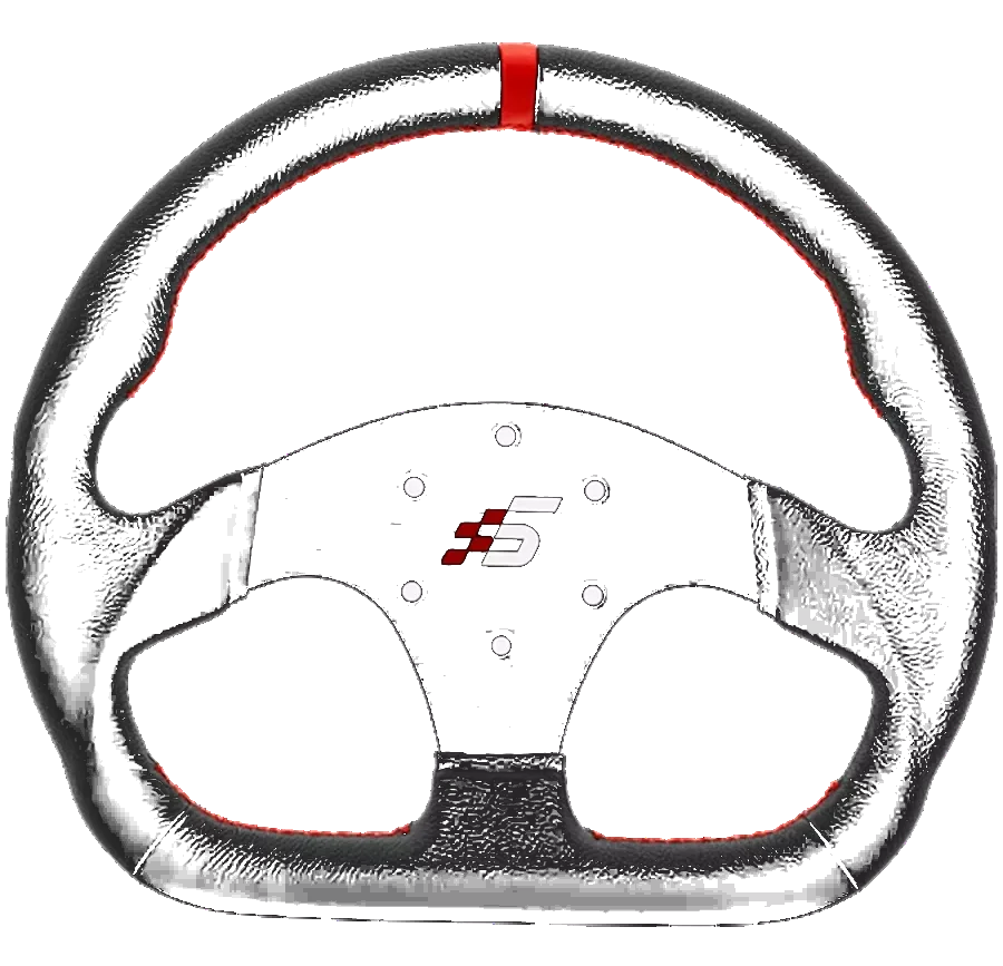 Profesjonalna Skórzana Kierownica Wyścigowa Typ D 325mm SIMAGIC Symulator Simracing