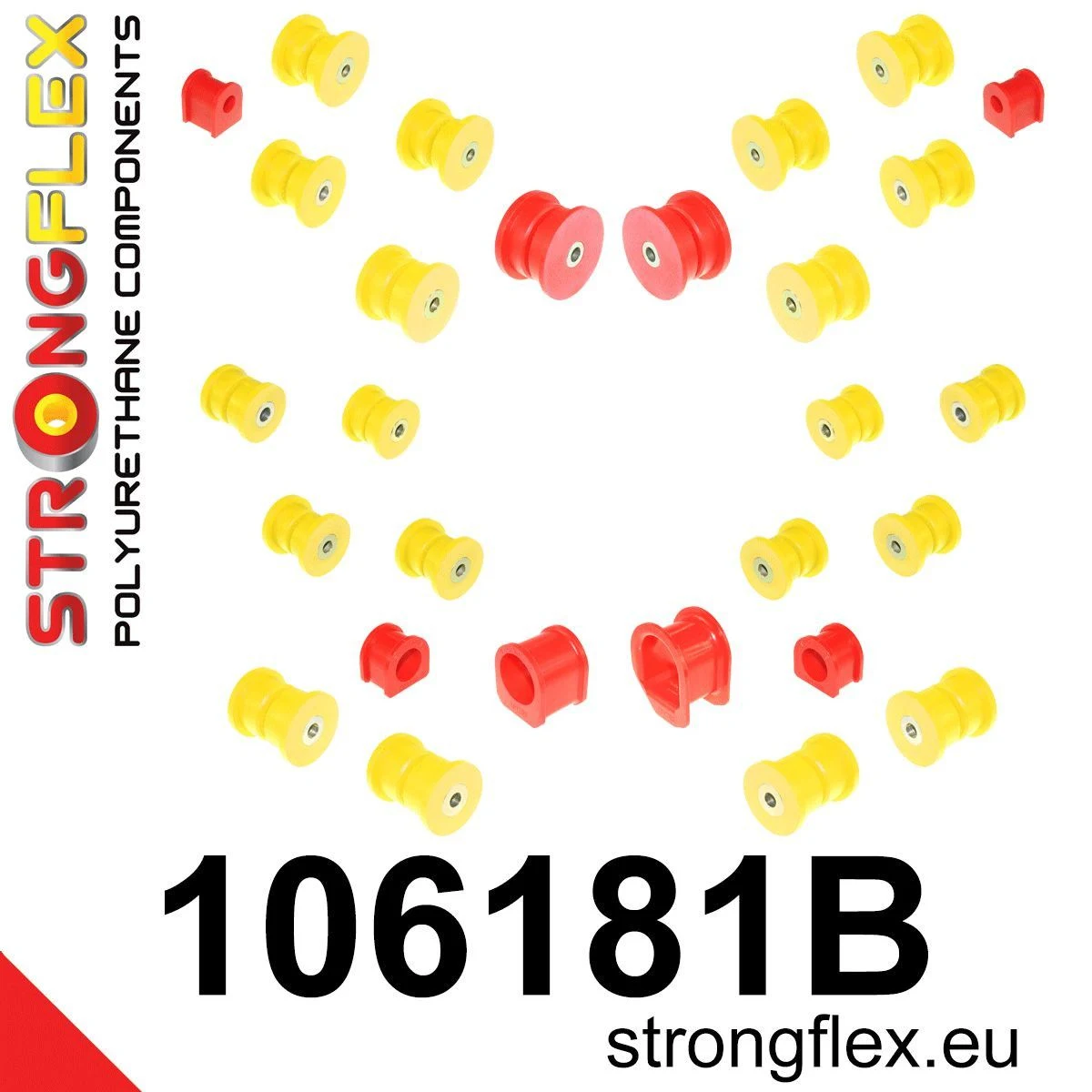 106181B: Kompletny zestaw tulei zawieszenia