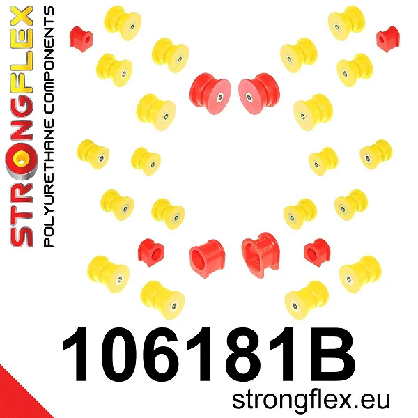 106181B: Kompletny zestaw tulei zawieszenia