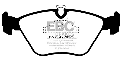 DP41552R Klocki hamulcowe YELLOWSTUFF EBC Brakes BMW 3 Series E46 330 X3 E83 Z4 E85 Z4 E86 MG ZT Rover 75 BMW X3 E83 Z4 330 E46 330 Ci E46 330Xi E46 3 Series E46 330 Touring Z4 E85 Si Z4 E86