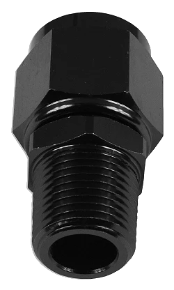 AN8 3/8 NPT Nypel adapter żeńsko męski Czarny