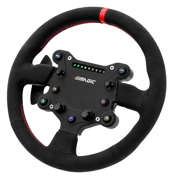 SIMAGIC Kierownica GTS zamsz łopatki zmiany biegów symulator simracing