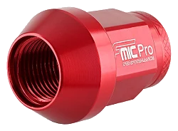 Kuta nakrętka aluminiowa do kół FMIC.Pro M14x1.25 Czerwona 1 szt.  stożkowa przelotowa 7075-T6