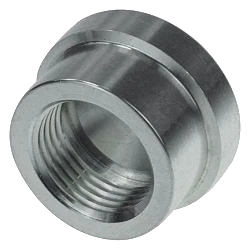 Nypel adapter aluminiowy AN12 żeński (gwint wewnętrzny) do spawania