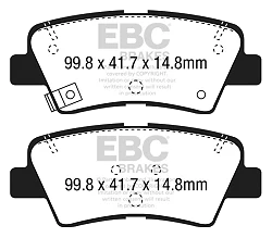 DP42188R Klocki hamulcowe YELLOWSTUFF EBC Brakes Hyundai Veloster KIA Ceed CD Optima TF ProCeed CD Soul XCeed Hyundai Elantra GT Sonata KIA Cadenza Forte Forte Koup Optima Soul Soul EV Cee'd