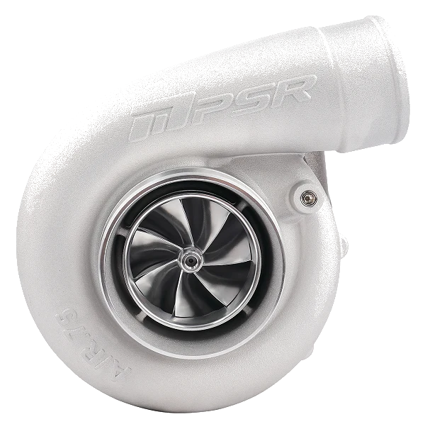 Turbosprężarka Pulsar PSR 7275E 1380HP standardowa obudowa kompresora wlot 4" pod wąż wylot 3" pod wąż bez obudowy turbiny podwójne łożyska kulkowe