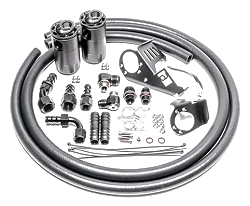 Dual Catch Can Kit for Subaru WRX 2022+ Fluid Lock Radium Engineering