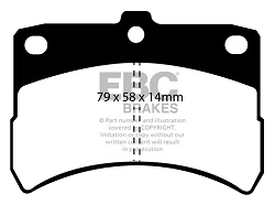 DP1335 Klocki hamulcowe ULTIMAX2 EBC Brakes Daihatsu Cuore PERODUA Kelisa Kenari