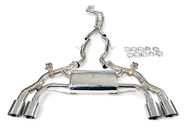 Aktywny układ wydechowy z klapami Cat-Back FMIC.Pro BMW X3M X4M F97 F98 3.0L S58 2019-2023
