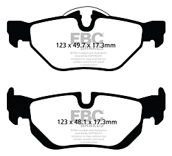 DPX2069 Klocki hamulcowe ULTIMAX2 EBC Brakes BMW 1 Series E81 118 1 Series E81 120 1 Series E81 123 1 Series E81 130 1 Series E82 Coupe 118 1 Series E82 Coupe 120 1 Series E82 Coupe 123 1 Se