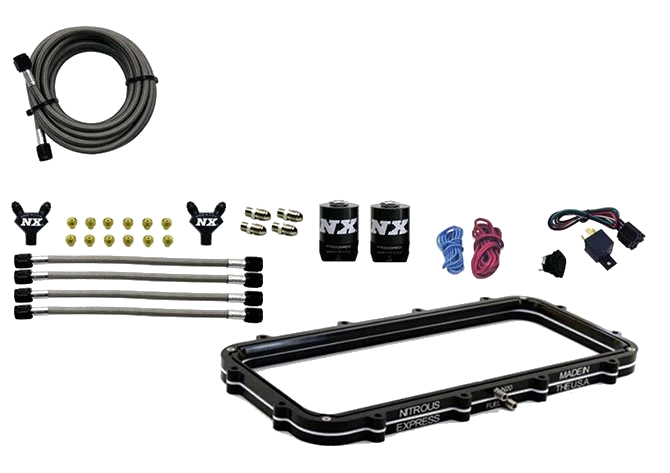 Holley High Ram Plenum Plate System without Bottle Nitrous Express NX Bottle 20940-00
