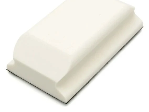 FLEXIPADS 125 x 70mm Shaped White "PUR" GRIP handblock