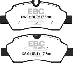 DP42222R Klocki hamulcowe YELLOWSTUFF EBC Brakes Ford COMMERCIAL Transit 4th Gen 310 Transit 4th Gen 350 Transit 4th Gen 430 Transit 4th Gen 470 Transit Custom 330 Ford Transit 150 Transit 2