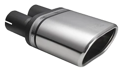 Uniwersalna końcówka tłumika owalna 145×75mm długość 140mm średnica montażowa 50mm - N3-21-1P*/50