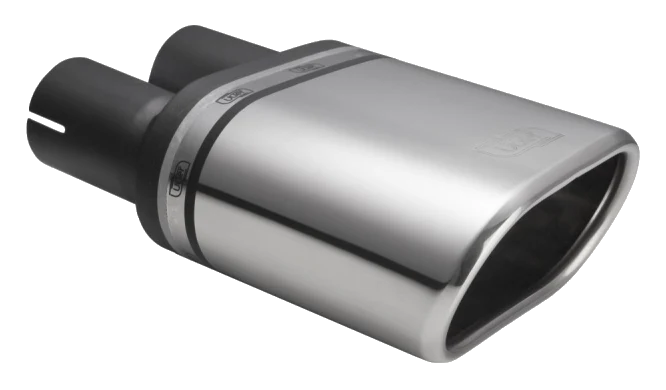Uniwersalna końcówka tłumika owalna 145×75mm długość 140mm średnica montażowa 50mm - N3-21-1P*/50