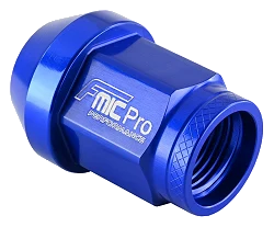Kuta nakrętka aluminiowa do kół FMIC.Pro M14x1.25 Niebieska 1 szt.  stożkowa przelotowa 7075-T6