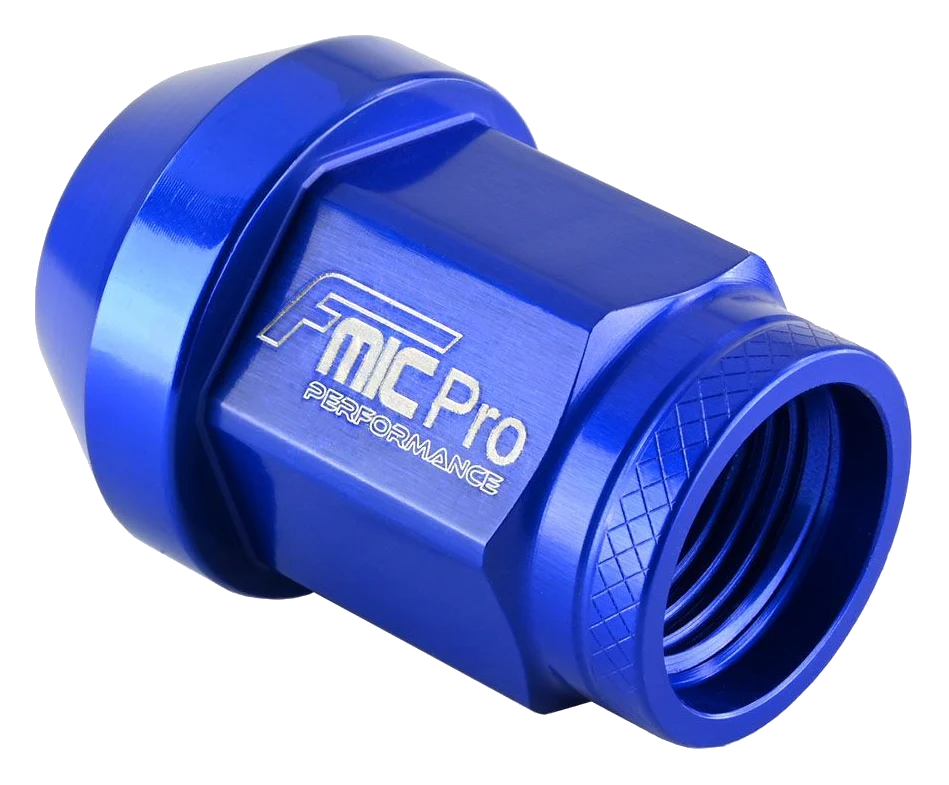 Kuta nakrętka aluminiowa do kół FMIC.Pro M14x1.25 Niebieska 1 szt.  stożkowa przelotowa 7075-T6