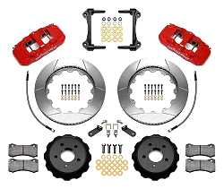 Wilwood 140-13886-R AERO6 Big Brake Zestaw hamulcowy przedni 14.00 czerwony Ford