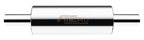 Tłumik przelotowy okrągły FMIC.Pro 425mm 89/89mm Średnica 127mm