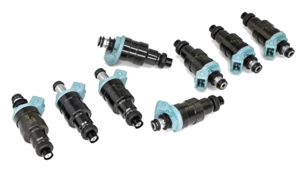 Zestaw wtryskiwaczy DeatschWerks uniwersalne nisko ohmowe 11mm 8szt 450cc/min