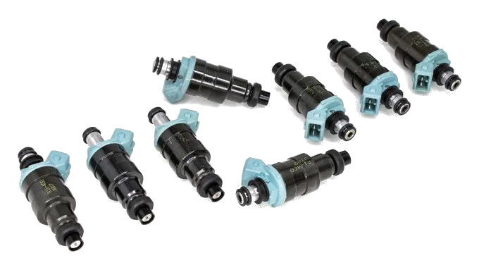 Zestaw wtryskiwaczy DeatschWerks uniwersalne nisko ohmowe 11mm 8szt 450cc/min