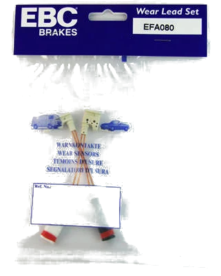 EFA080 Czujnik zużycia klocków hamulcowych EBC Brakes Mercedes-Benz CLK C209 CLK500 CLK C209 CLK350 CLK C209 CLK320 D CLK C209 CLS C219 CLS300 CLS C219 CLS350 CLS C219 CLS500 CLS C219 CLS55