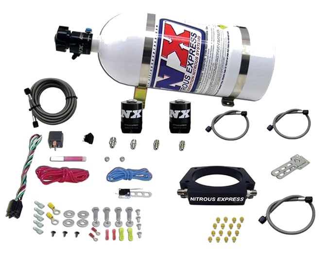 LS 90mm Plate System with 10Lb Bottle for GM Vehicles Nitrous Express NX 20934-10