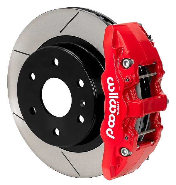 Wilwood 140-17956-R AERO4-DM Direct-Mount tylny zestaw hamulcowy czerwony 13.25 Mercedes Benz Sprinter 2022-2024 AWD