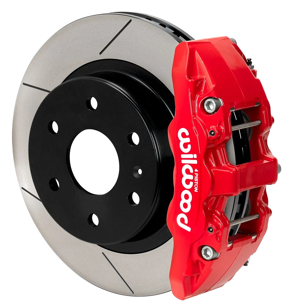 Wilwood 140-17956-R AERO4-DM Direct-Mount tylny zestaw hamulcowy czerwony 13.25 Mercedes Benz Sprinter 2022-2024 AWD