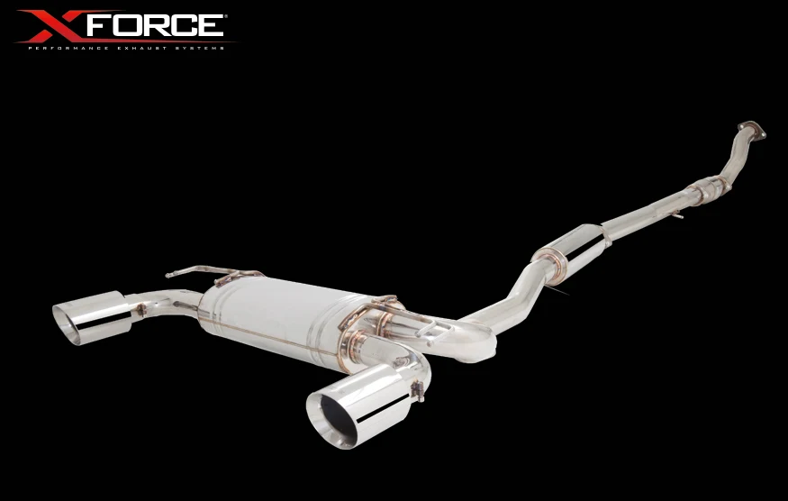 Układ wydechowy XForce Mitsubishi Lancer 2007-2015 EVO X stal nierdzewna