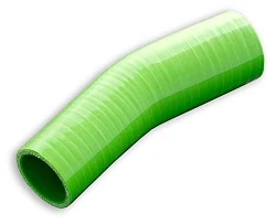 Silikonowe kolanko redukcyjne 23' 70/89mm Zielony - 002370/89-G